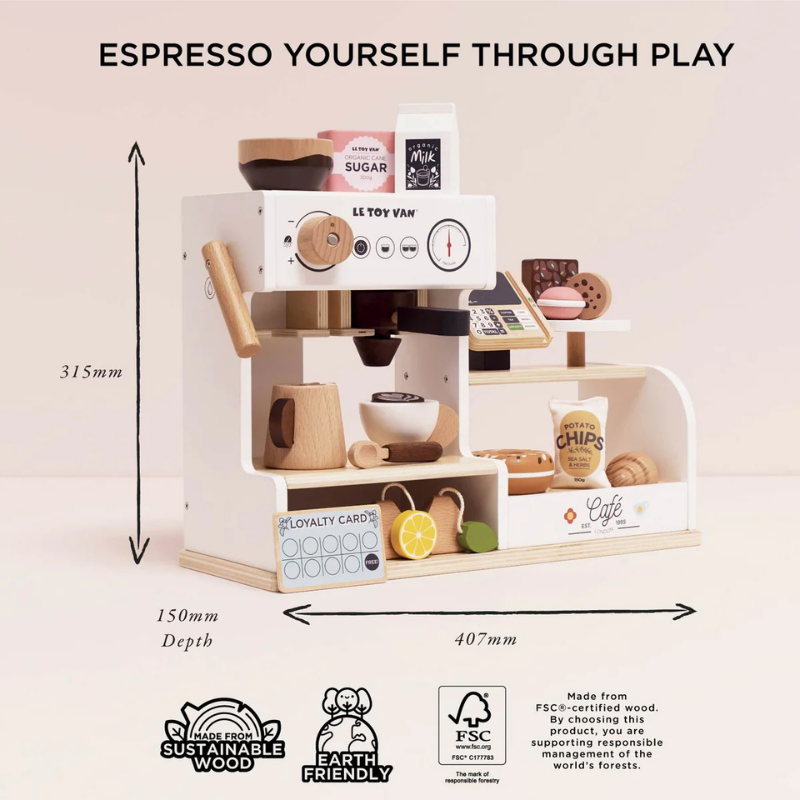 Le Toy Van Barista Cafe Shop Playset