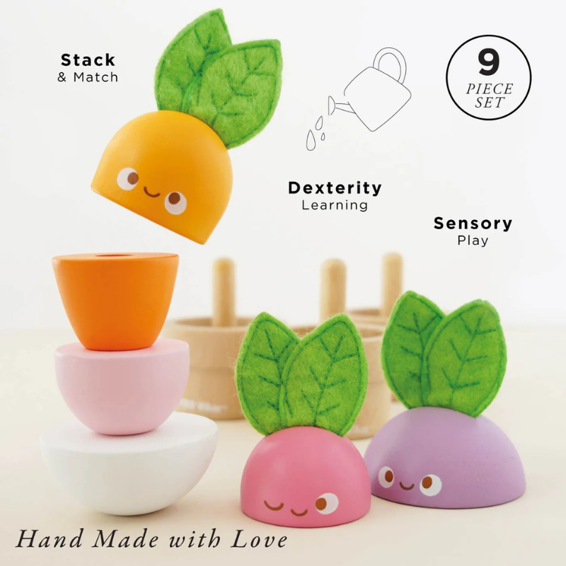 Le Toy Van Wooden Stacking Veggies