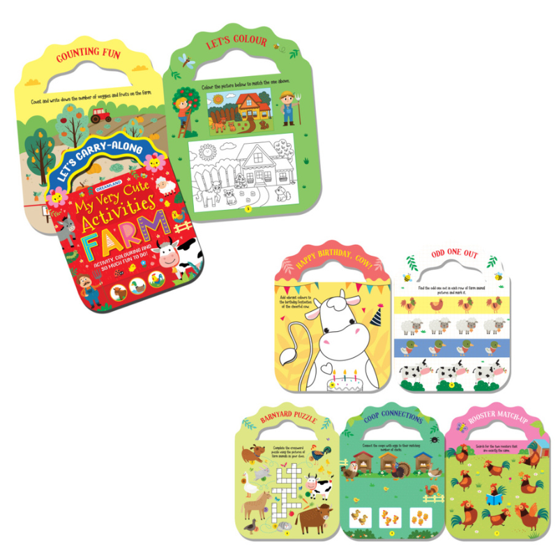 Dreamland Carry Along Activity Book - Various Designs