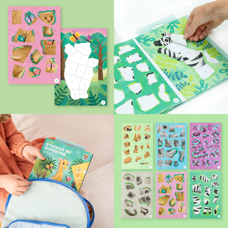 Tiger Tribe Sticker By Numbers - Various Designs