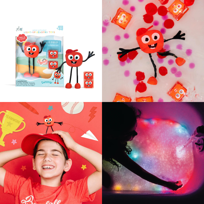 Glo Pals Water Activated Light Up Sensory Characters 3 Piece