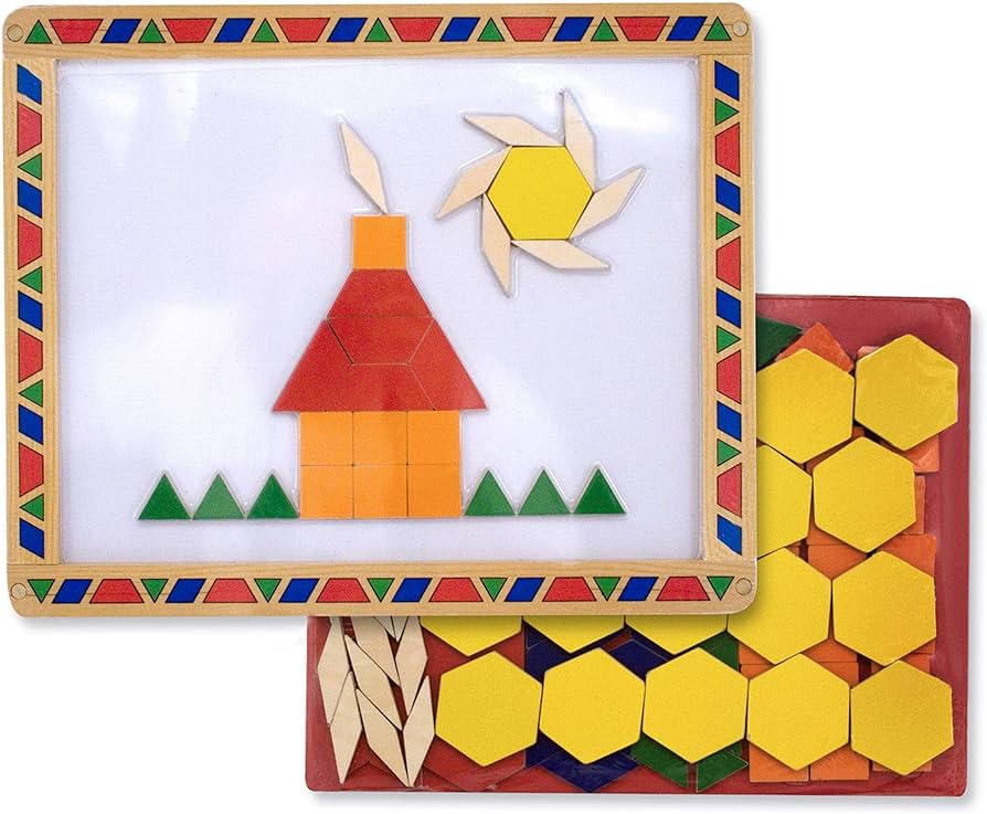 Melissa & Doug Magnetic Pattern Block