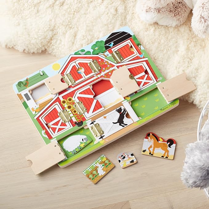 Melissa & Doug Magnetic Farm Hide & Seek Board