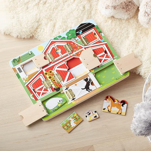 Melissa & Doug Magnetic Farm Hide & Seek Board
