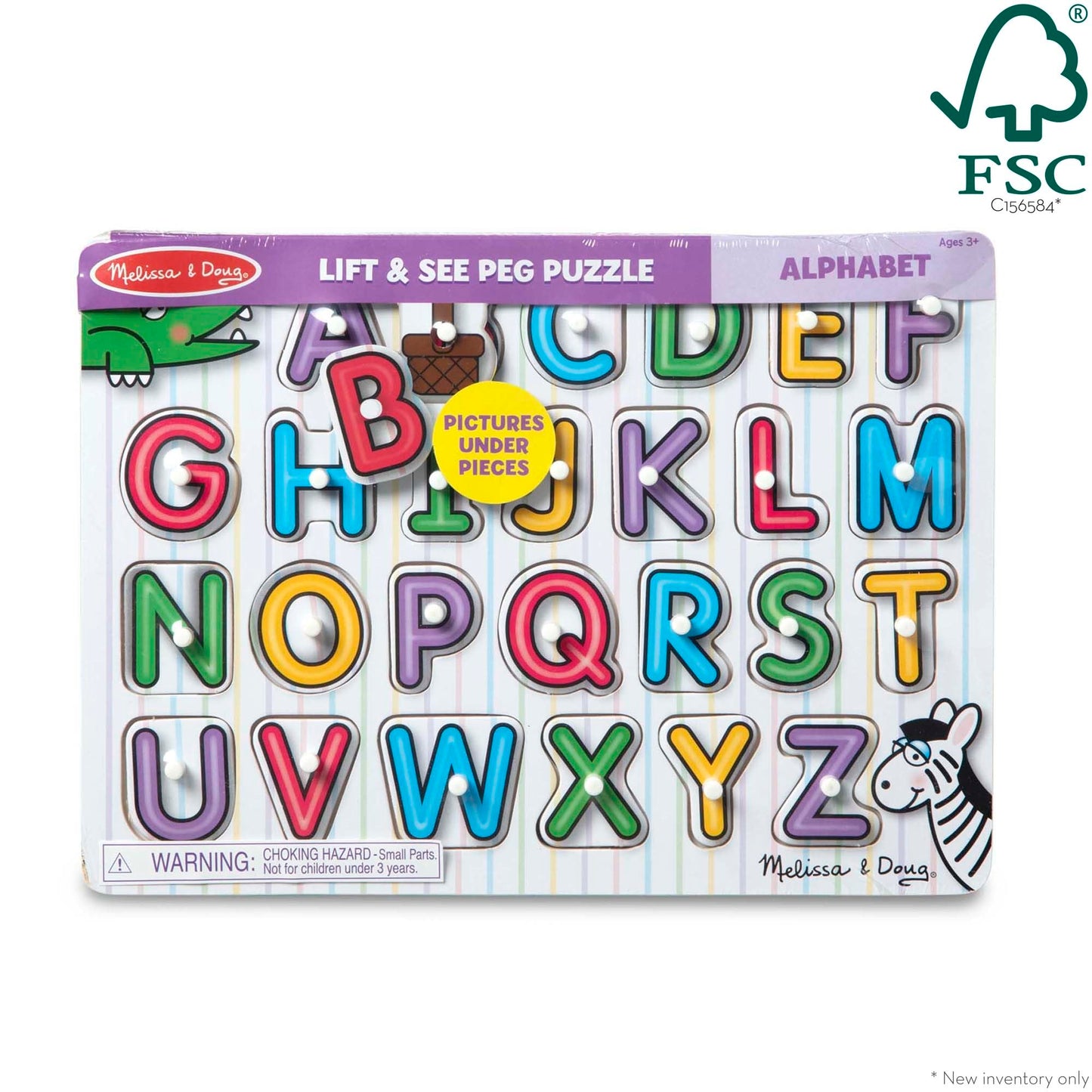 Melissa & Doug Alphabet Peg Puzzle