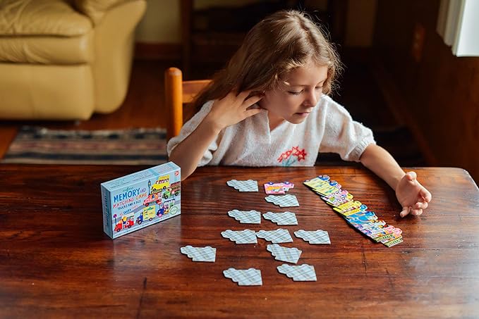 eeBoo - Trucks and a Bus Little Shaped Matching Game