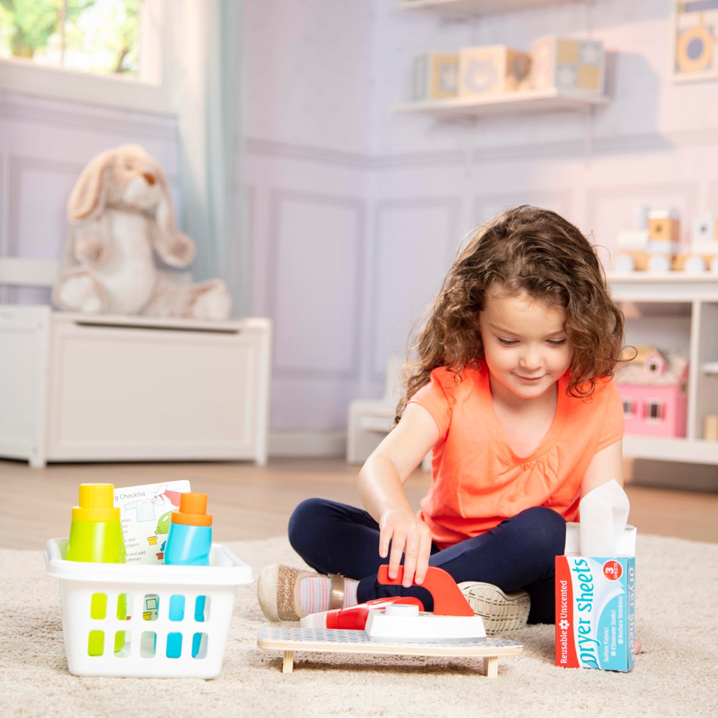 Melissa & Doug Laundry Basket Playset