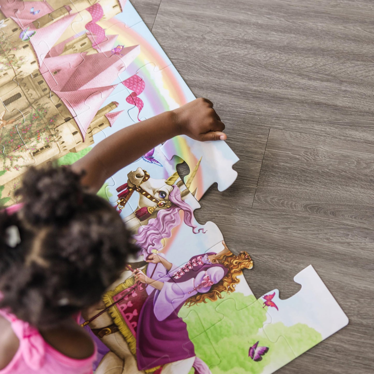 Melissa & Doug Fairy Tale Castle Floor Puzzle - 48 Piece