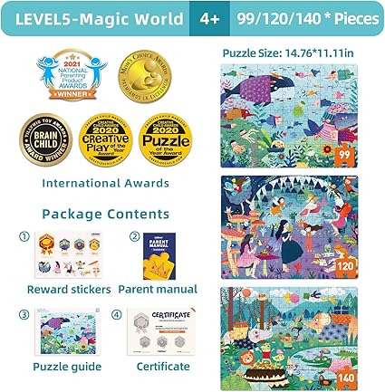 Mideer Level Up Puzzles - Various Designs
