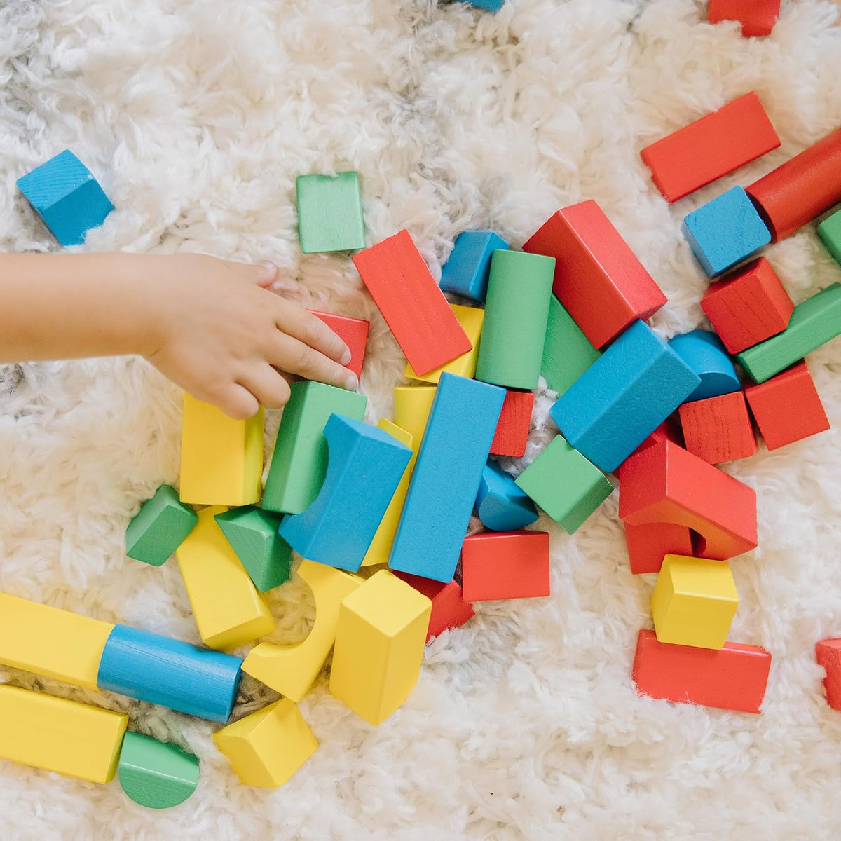 Melissa & Doug 100 Piece Wood Block Set