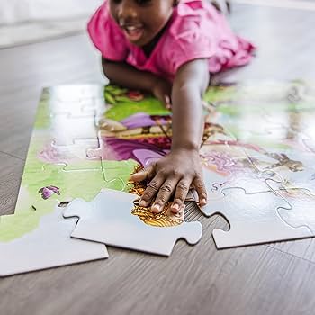 Melissa & Doug Fairy Tale Castle Floor Puzzle - 48 Piece
