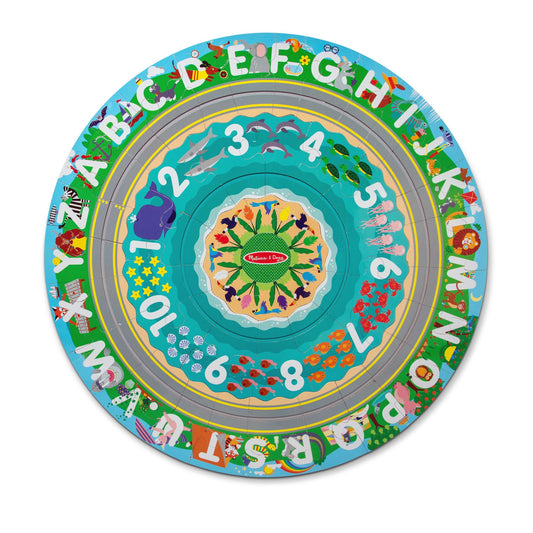 Melissa & Doug Round The Shore Floor Puzzle (48pcs)