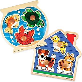 Melissa & Doug Jumbo Knob Puzzle