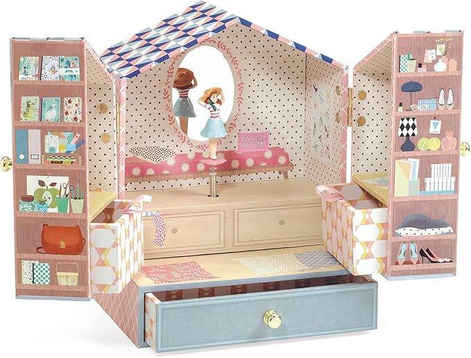 Djeco Musical Jewellery Box - Various Designs