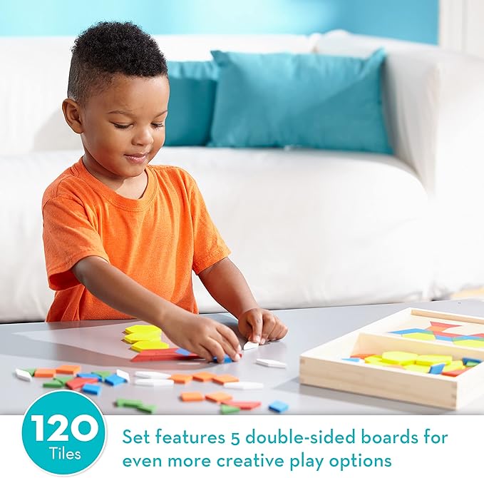 Melissa & Doug Pattern Blocks and Boards
