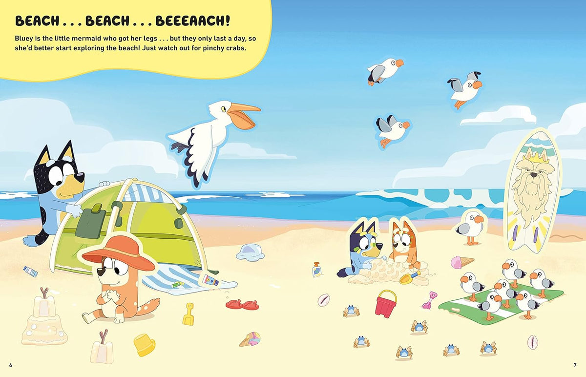 Bluey Let's Stick - Sticker Scenes Book