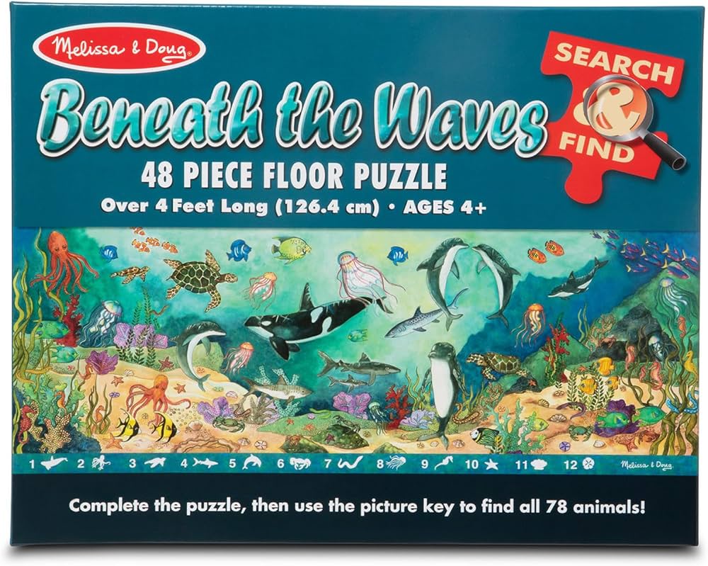 Melissa & Doug Search and Find Beneath the Waves (48 pcs)