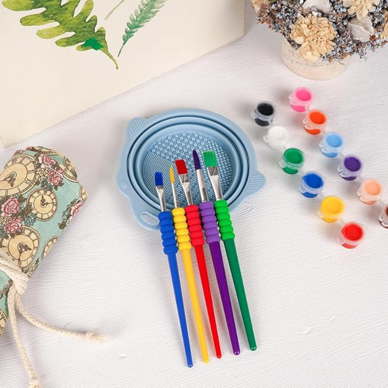 Rainbow Grip Paintbrush Set