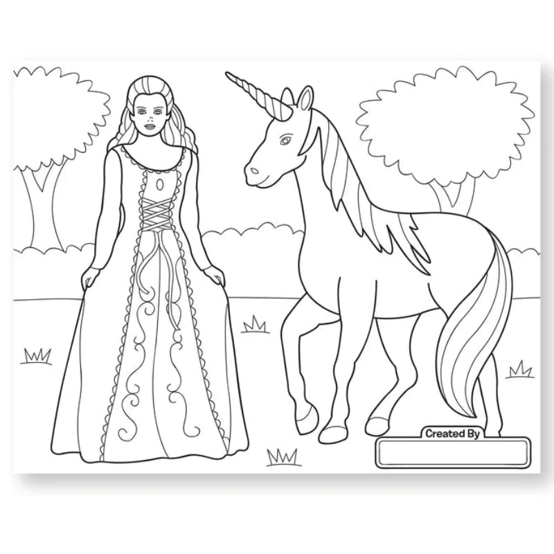 Melissa & Doug Princess and Fairy Jumbo Coloring Pad