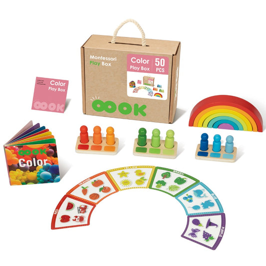 TookyToy Montessori Activity Box - Colour Playset