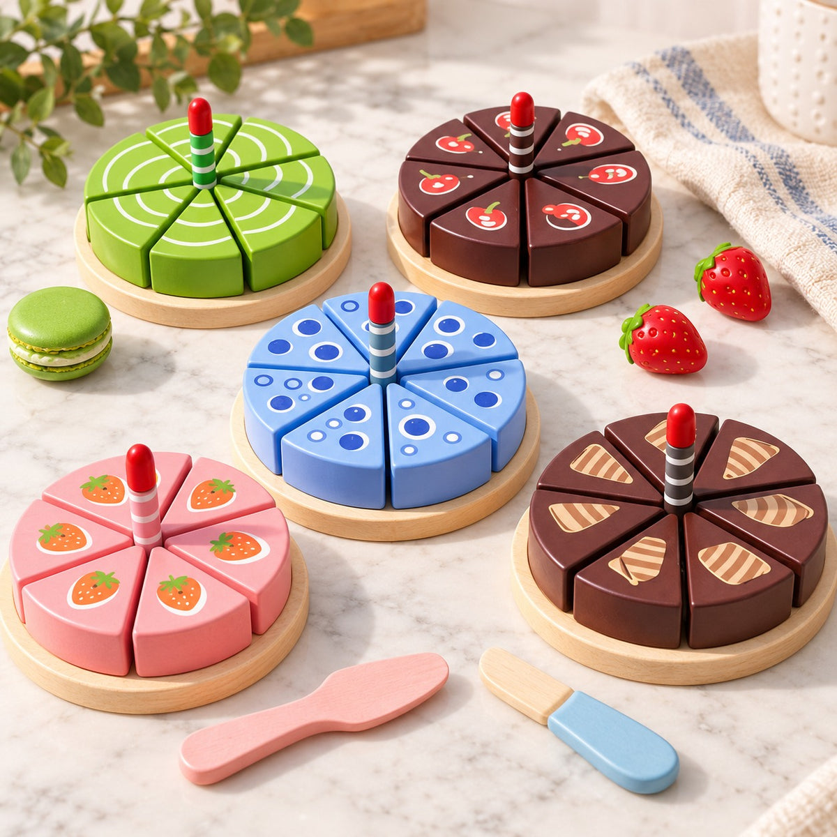 Wooden Cakes - Various Designs