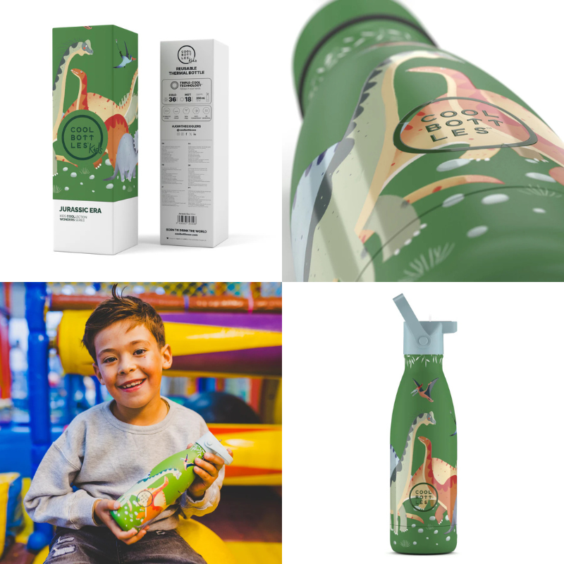 Cool Bottles Kids Triple-Insulated Water Bottle 350ml