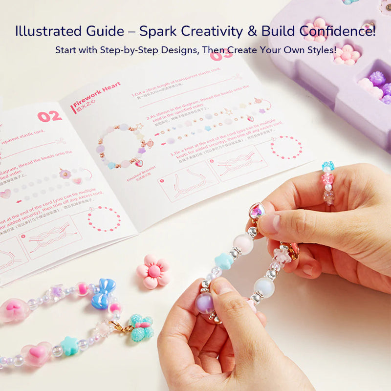Mideer Kids Charm Bracelet Kit with Jewellery Box
