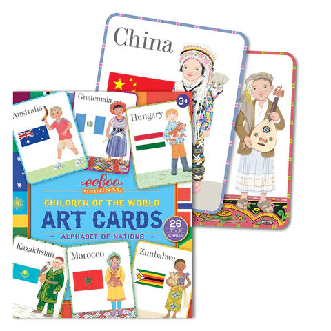 Eeboo Children of the World Art Cards