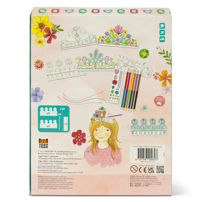 Tiger Tribe Paper Crowns  Princess Gems