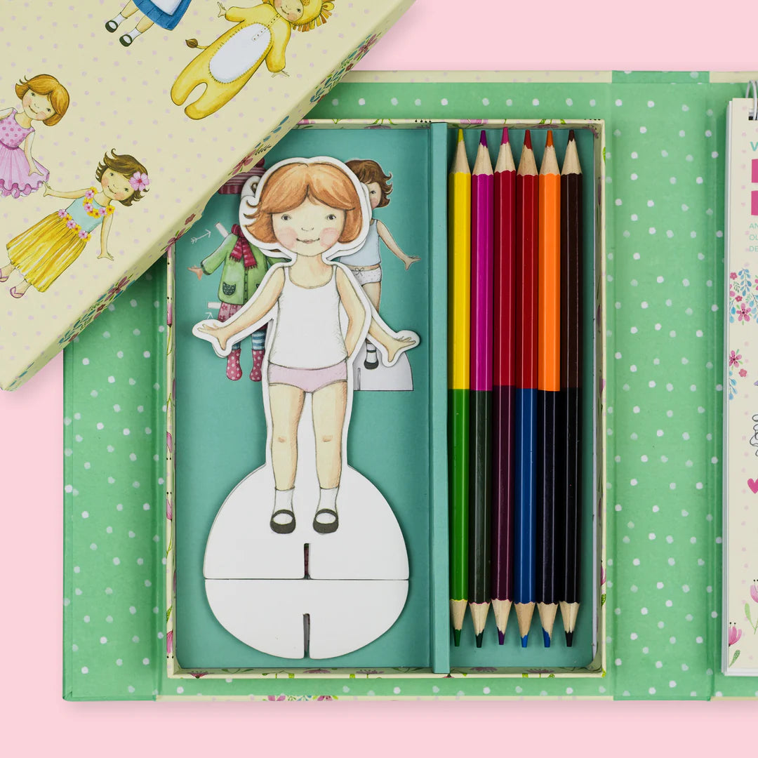 Tiger Tribe Paper Dolls Kit - Vintage
