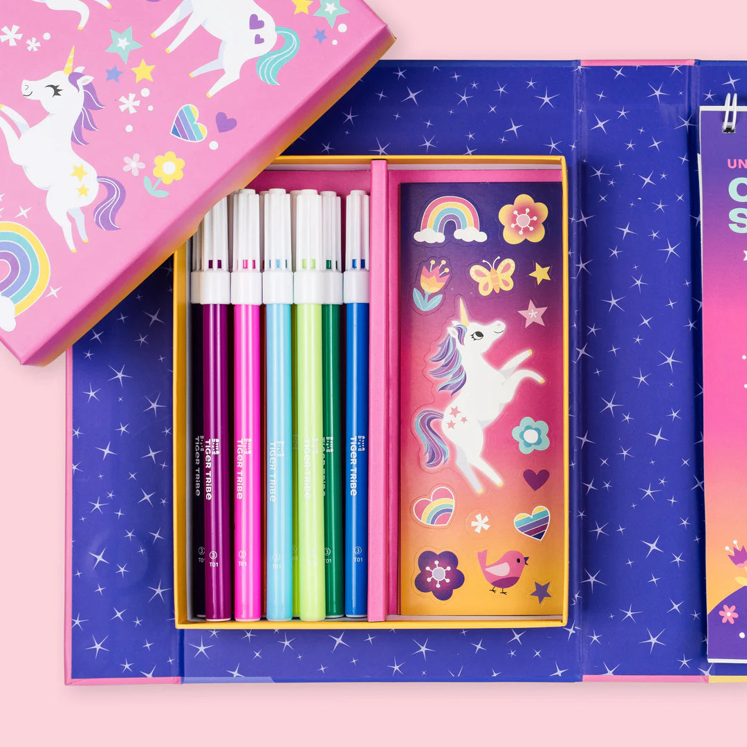 Tiger Tribe Colouring Sets