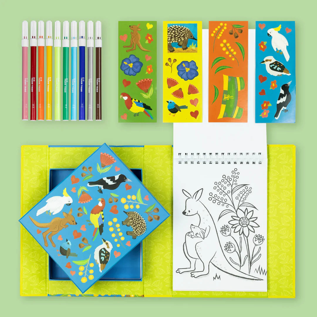 Tiger Tribe Colouring Sets