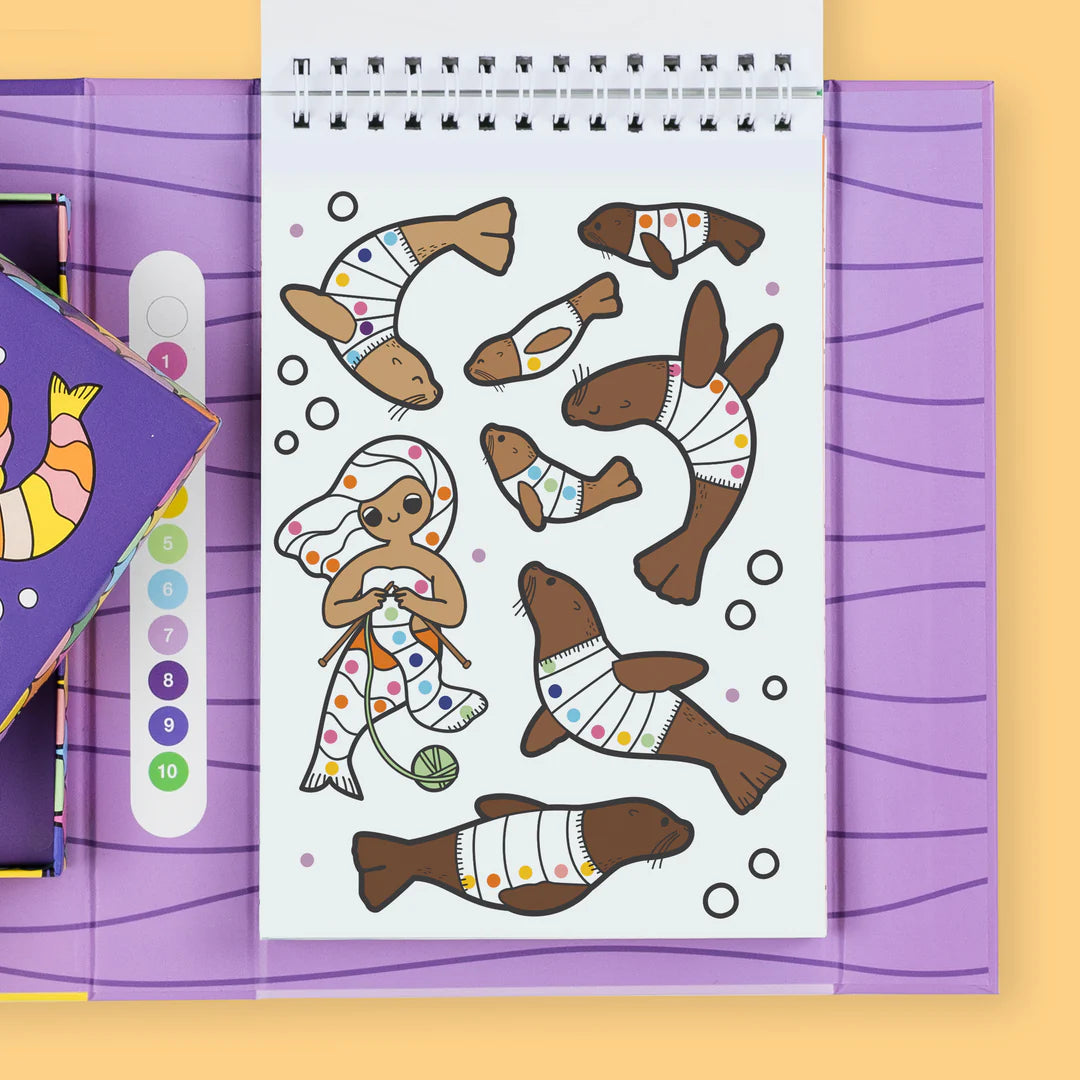 Tiger Tribe Colour By Numbers- Mermaids and Friends