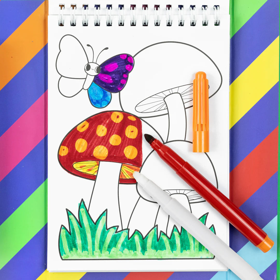 Tiger Tribe Colour Change Colouring Set - Garden Friends