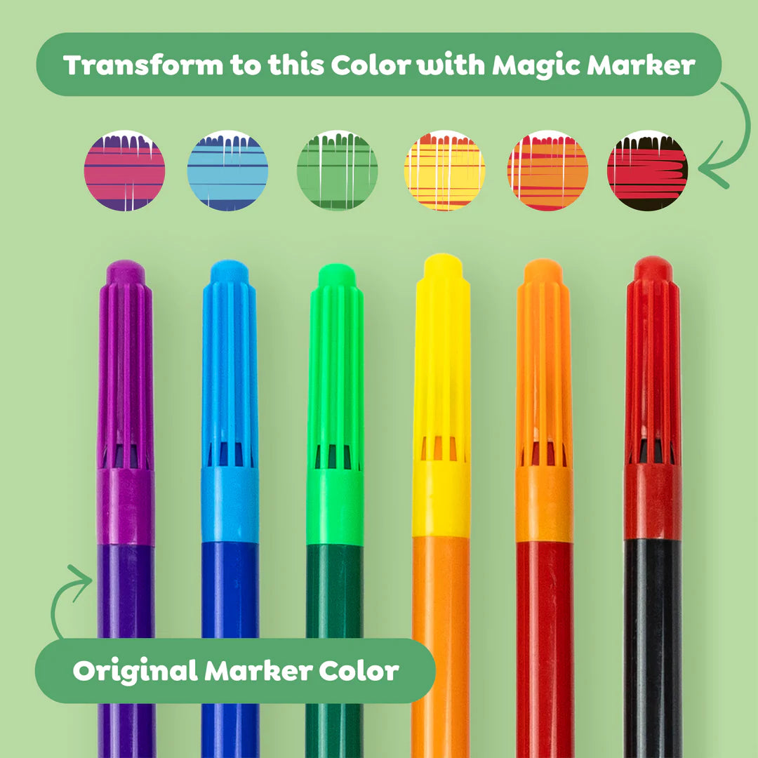 Tiger Tribe Colour Change Colouring Set - Garden Friends