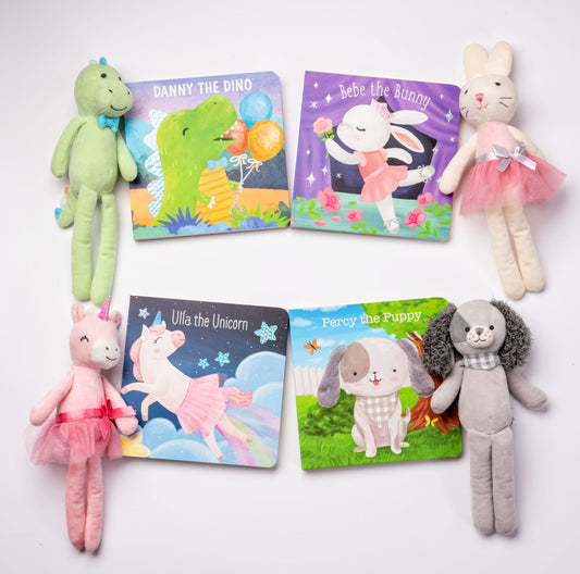 Stephen Joseph Board Book and Plush Doll