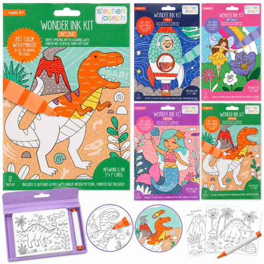 Stephen Joseph Wonder Ink Art Kit - Various Designs