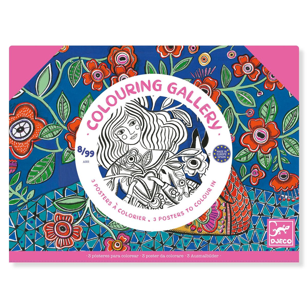 Djeco Colouring Gallery - Various Designs