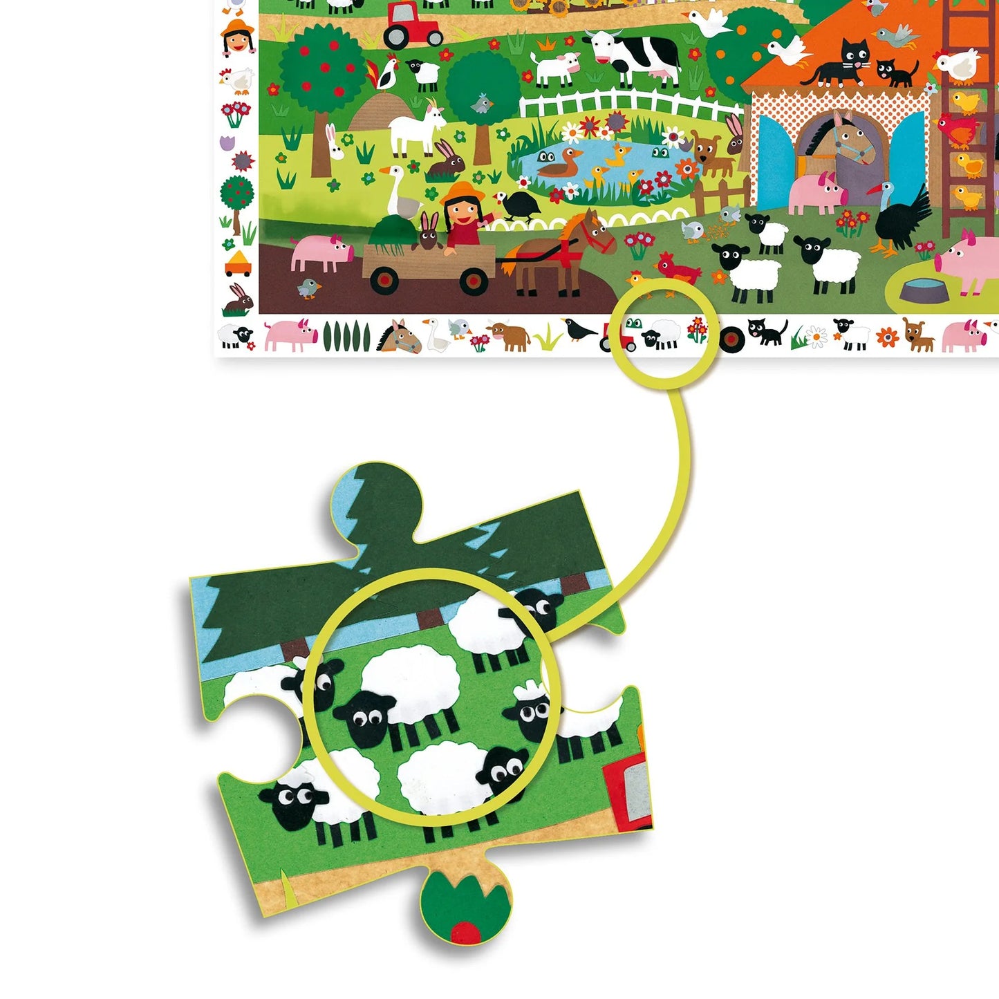 Djeco Observation Puzzle Farm