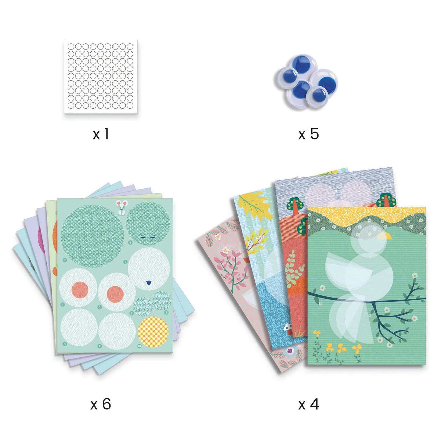 Djeco Create with Paper – Round & Round