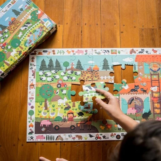 Djeco Observation Puzzle Farm