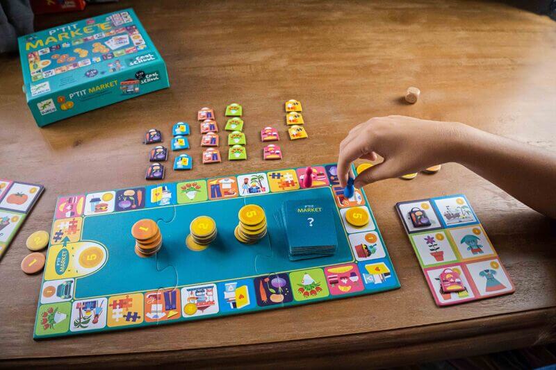 Djeco P'tit Market - Shopping board game