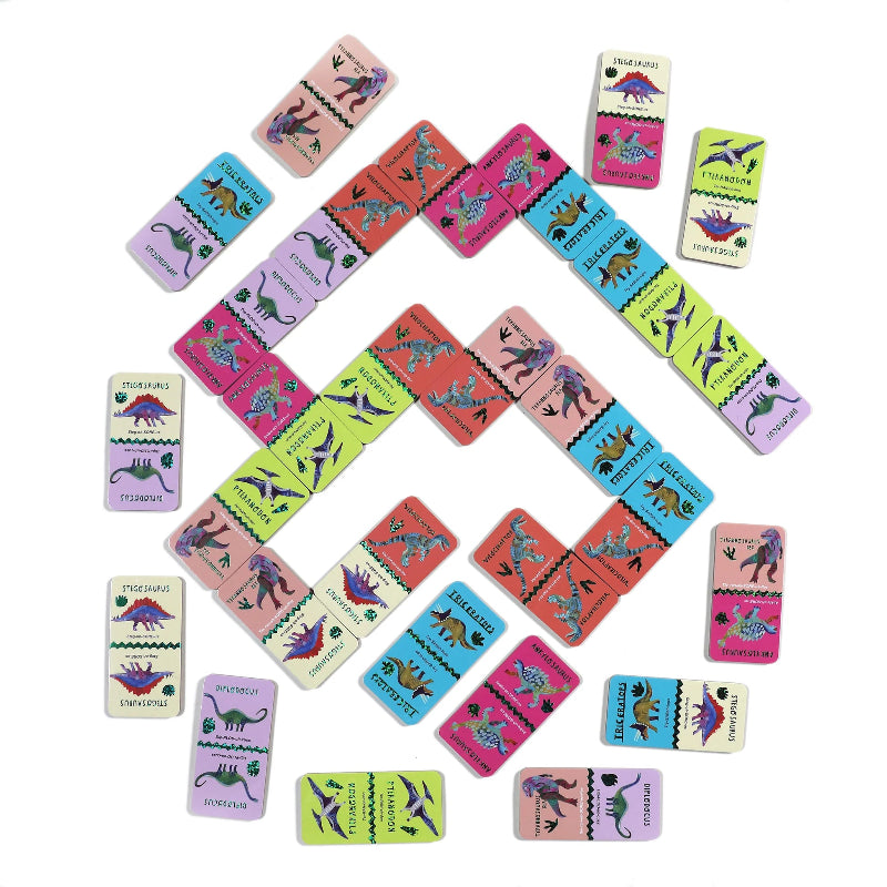eeBoo Shiny Dinosaur Dominoes