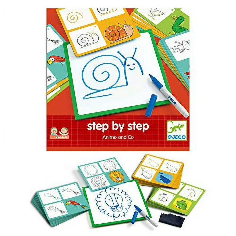 Djeco Eduludo Drawing step by step