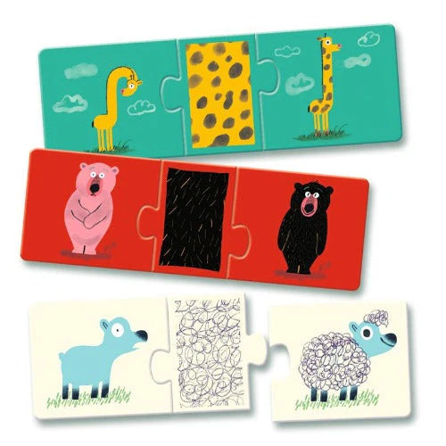 Djeco Trio Puzzles - Various Designs