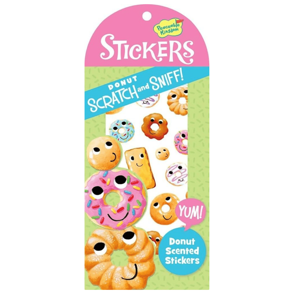 Peaceable Kingdom Scratch & Sniff Stickers - Various Designs
