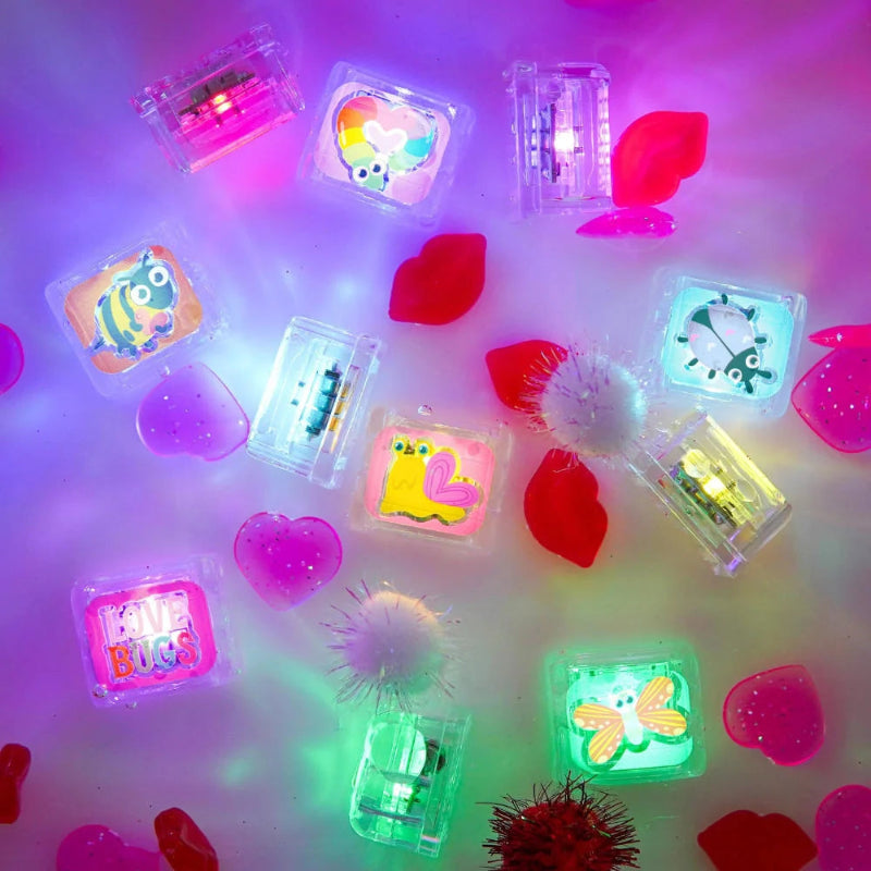 Glo Pals Water Activated Light Up Sensory Cubes 6 Piece