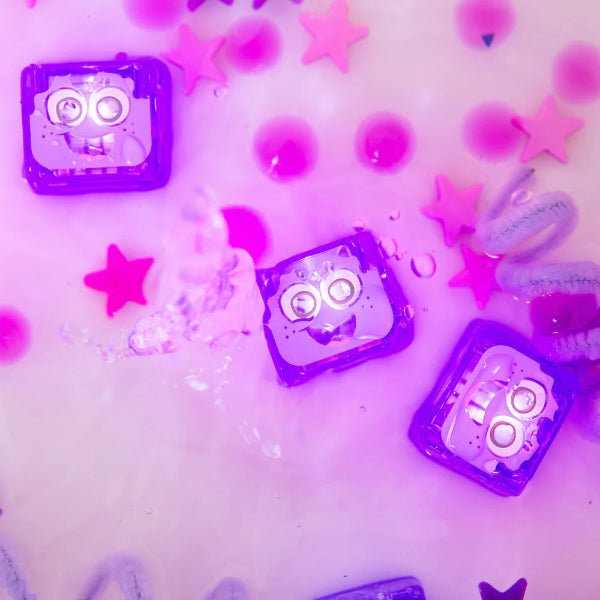 Glo Pals Original Water Activated Light Up Sensory Cubes 4 Piece