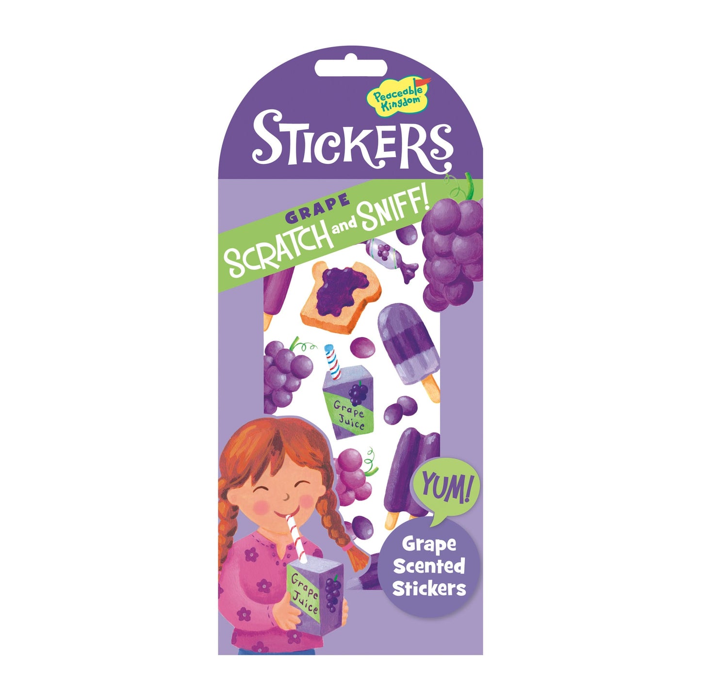 Peaceable Kingdom Scratch & Sniff Stickers - Various Designs