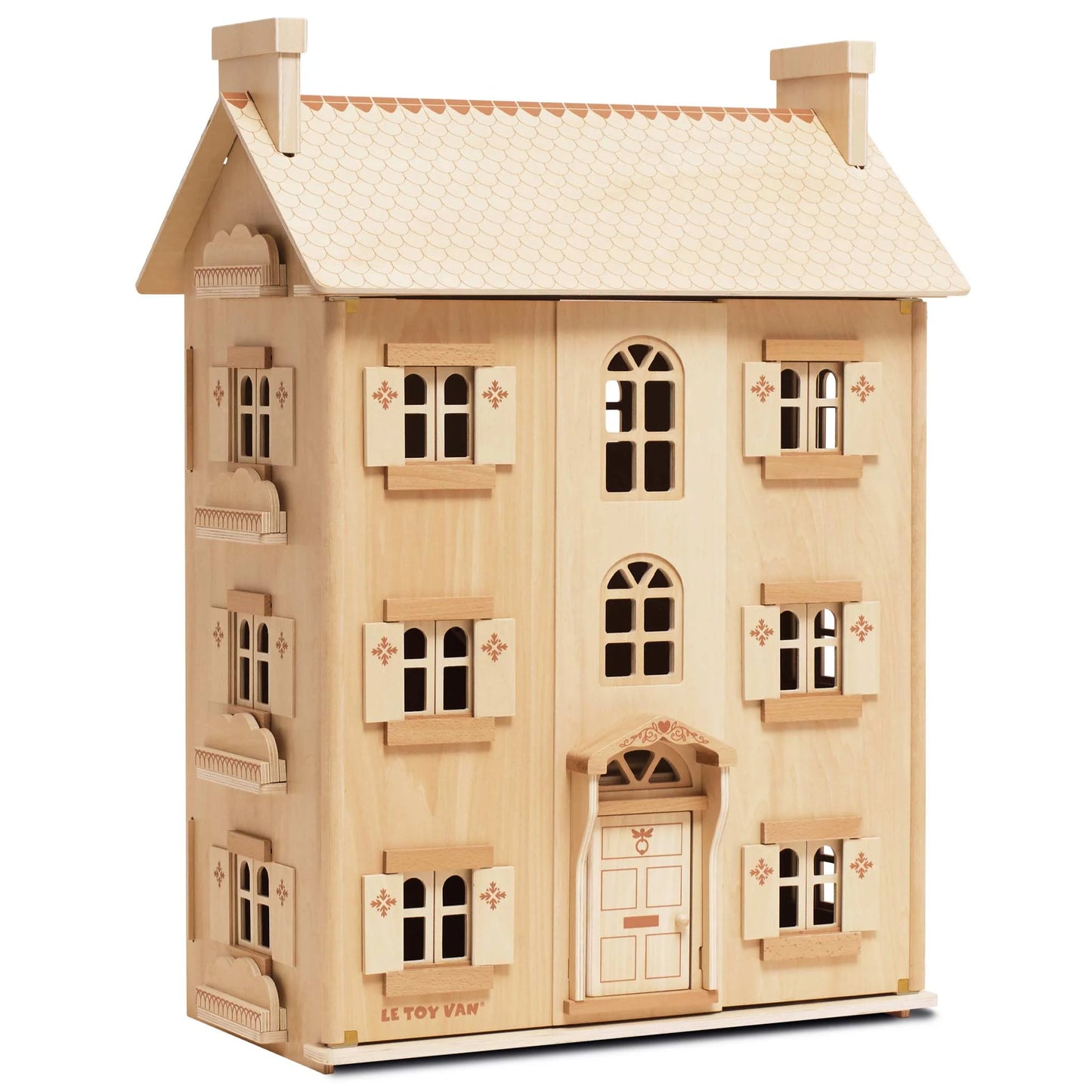 Le Toy Van The Grand Natural Wood Dollhouse
